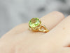 Vintage Peridot Solitaire Ring