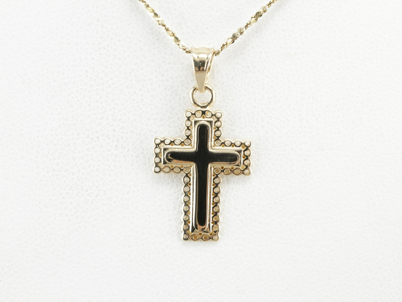 Vintage Yellow Gold Cross