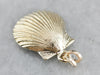 Gold Sea Scallop Pendant