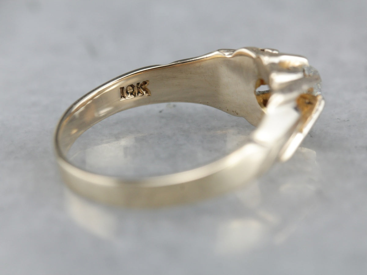 Victorian Old Mine Cut Diamond Engagement Ring