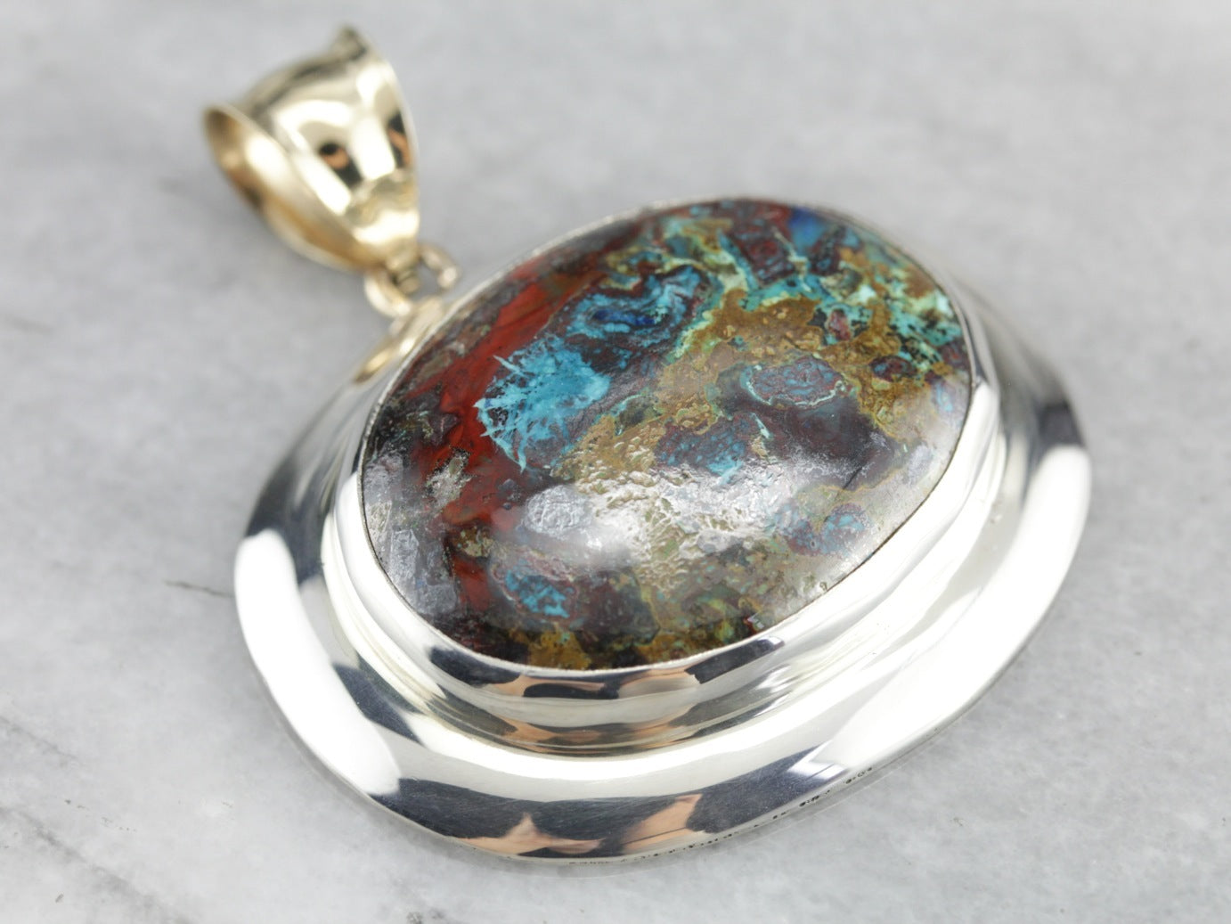 Azurite Statement Pendant