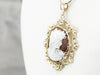 Vintage Cameo Pendant in Yellow Gold
