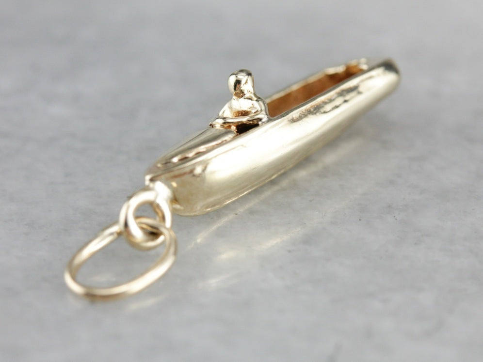 Vintage Cigarette Racing Boat Charm