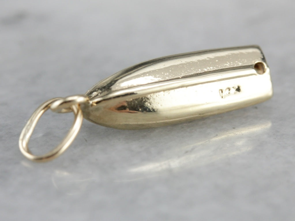 Vintage Cigarette Racing Boat Charm