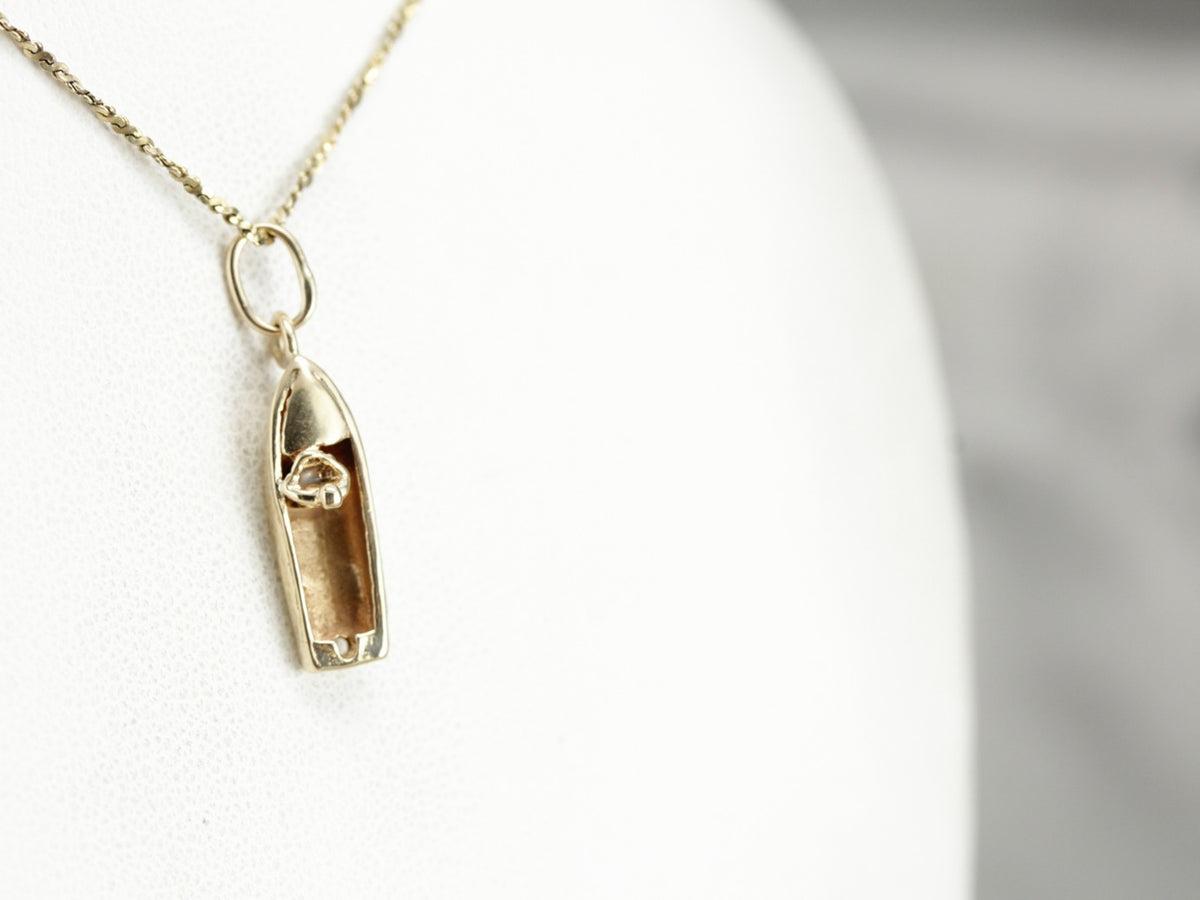 Vintage Cigarette Racing Boat Charm