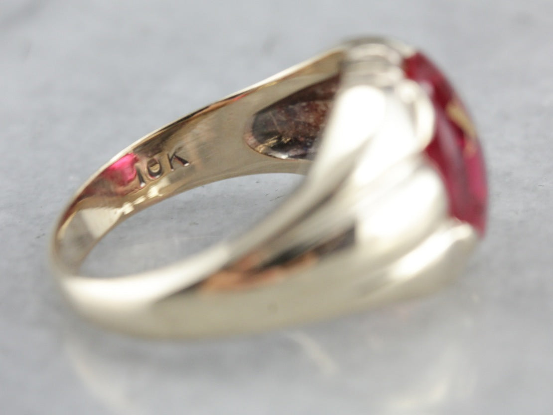 Retro Chi Psi Fraternity Ring