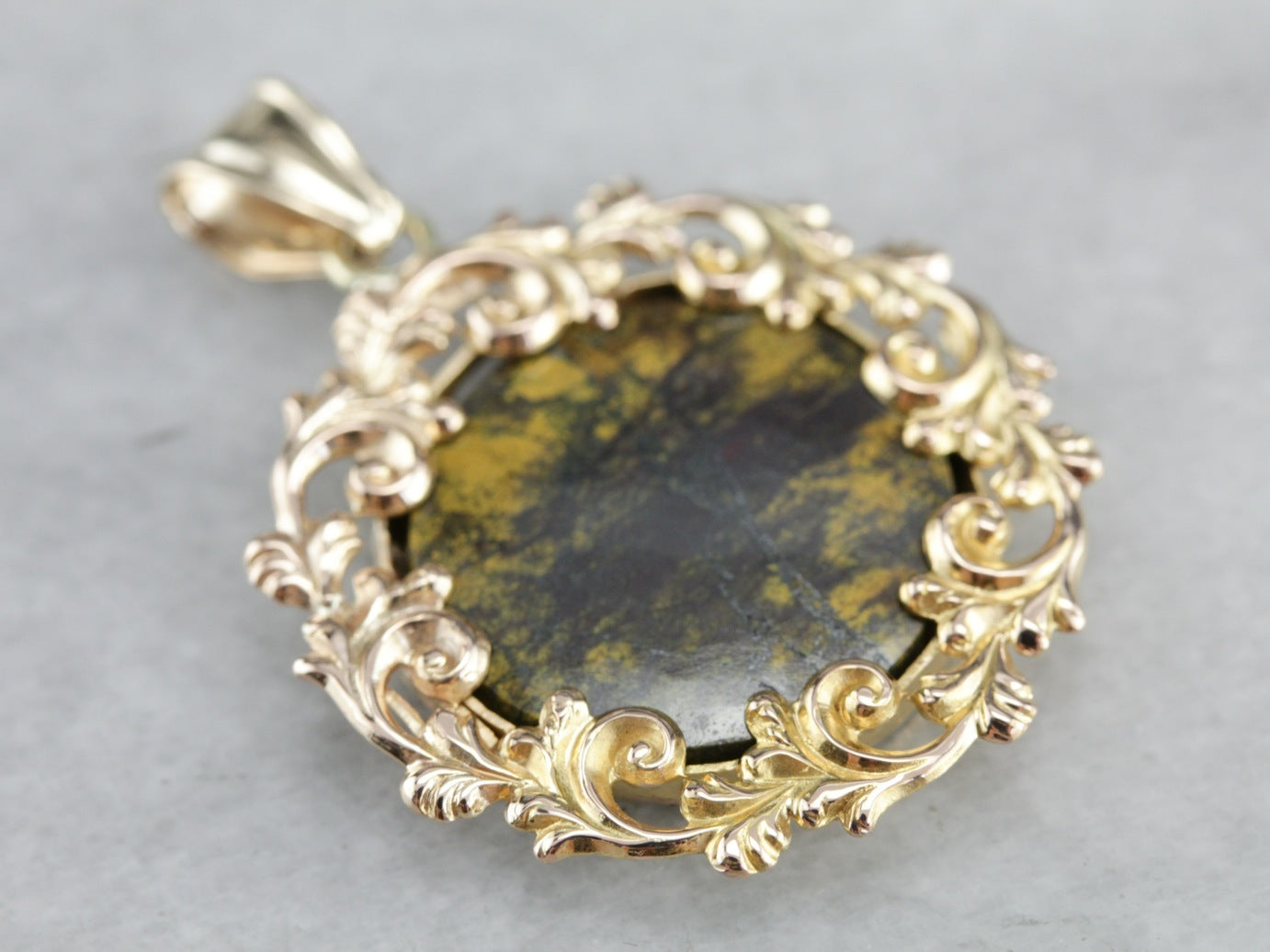 Vintage Jasper Pendant