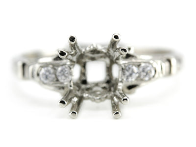 The Hathaway Setting Semi-Mount Engagement Ring by Elizabeth Henry