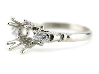 The Hathaway Setting Semi-Mount Engagement Ring by Elizabeth Henry