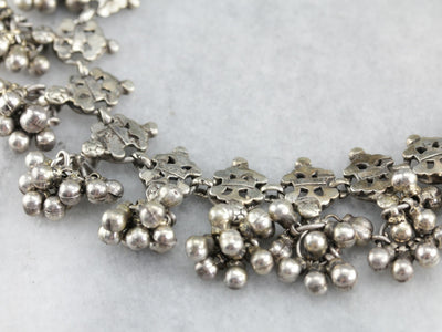 Vintage Sir Lankan Silver Necklace