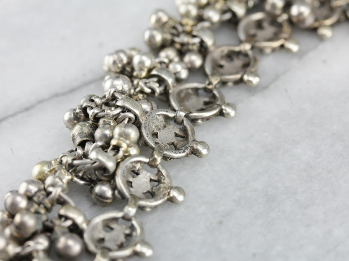 Vintage Sir Lankan Silver Necklace