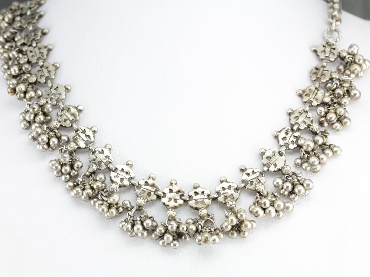 Vintage Sir Lankan Silver Necklace