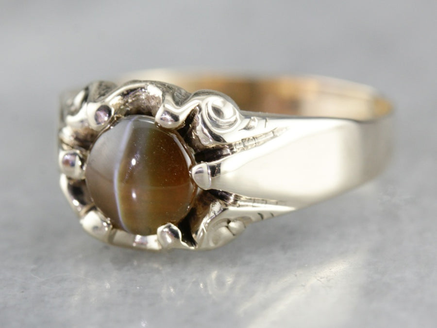 Victorian Chrysoberyl Cat's Eye Ring