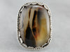 Montana Agate Statement Ring