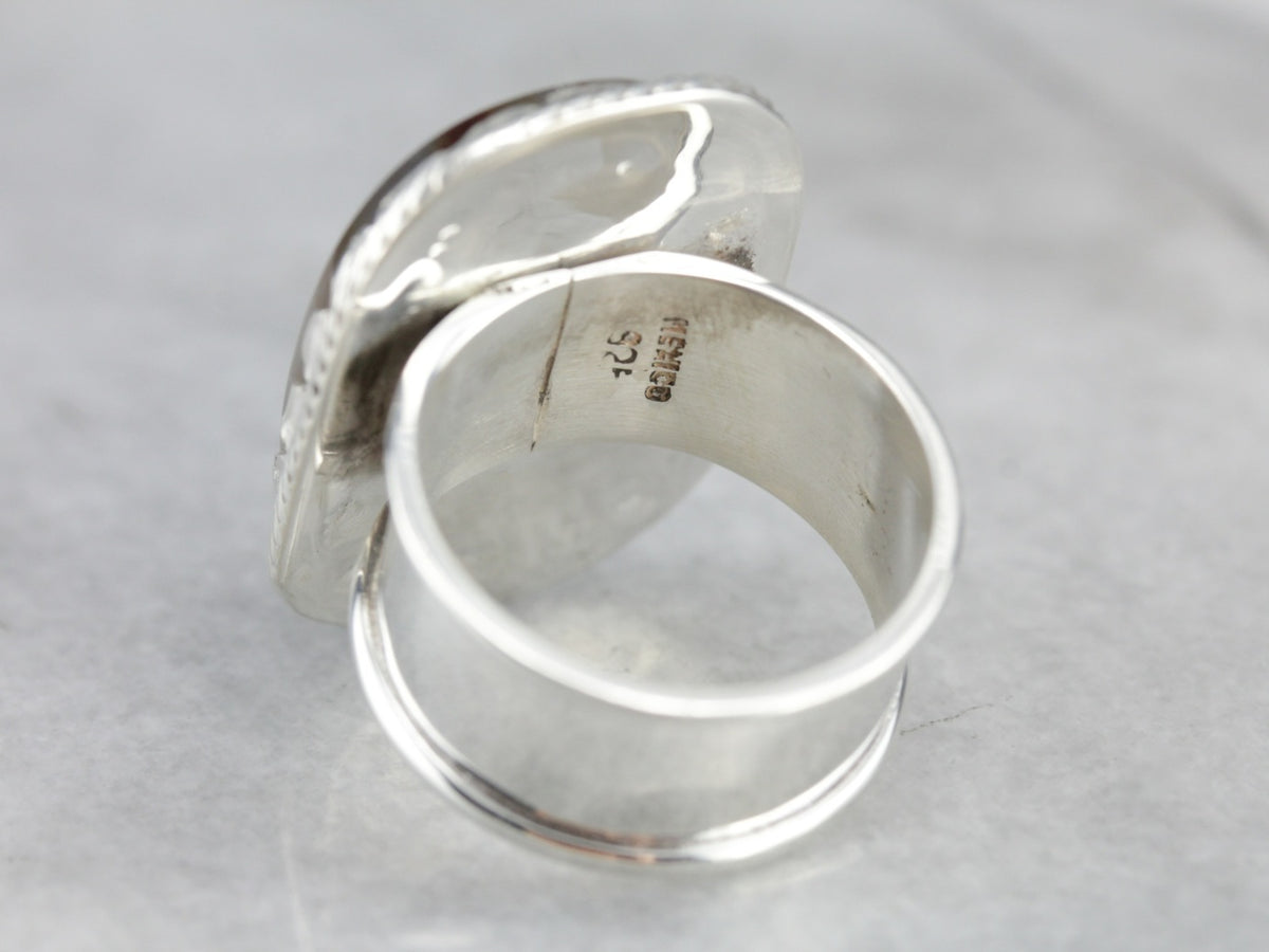 Montana Agate Statement Ring