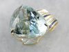 Blue Topaz, Sapphire, and Diamond Pendant