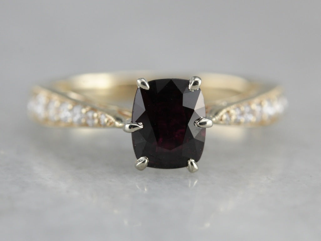 Fine Ruby Engagement Ring