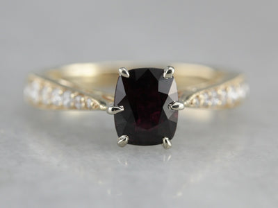 Fine Ruby Engagement Ring