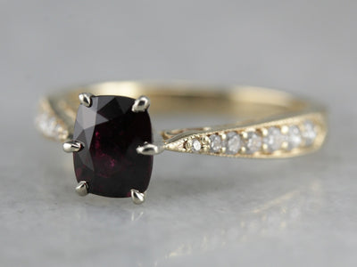 Fine Ruby Engagement Ring