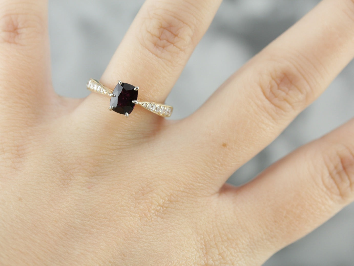 Fine Ruby Engagement Ring