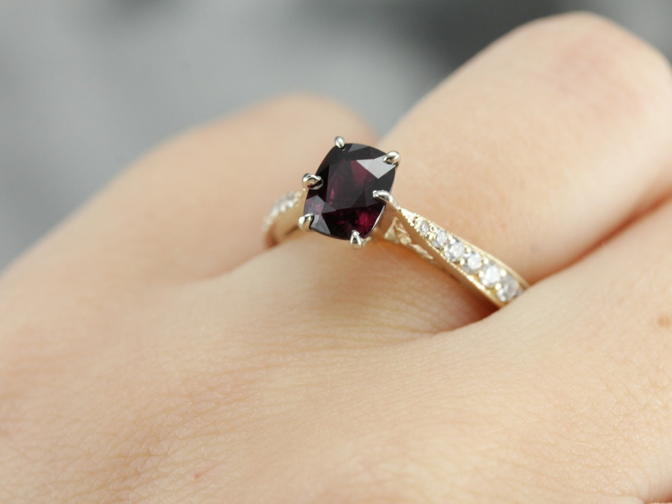 Fine Ruby Engagement Ring