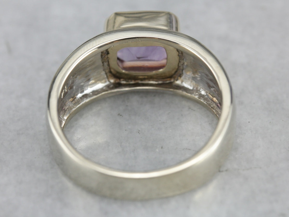 Men's Amethyst Statement Ring