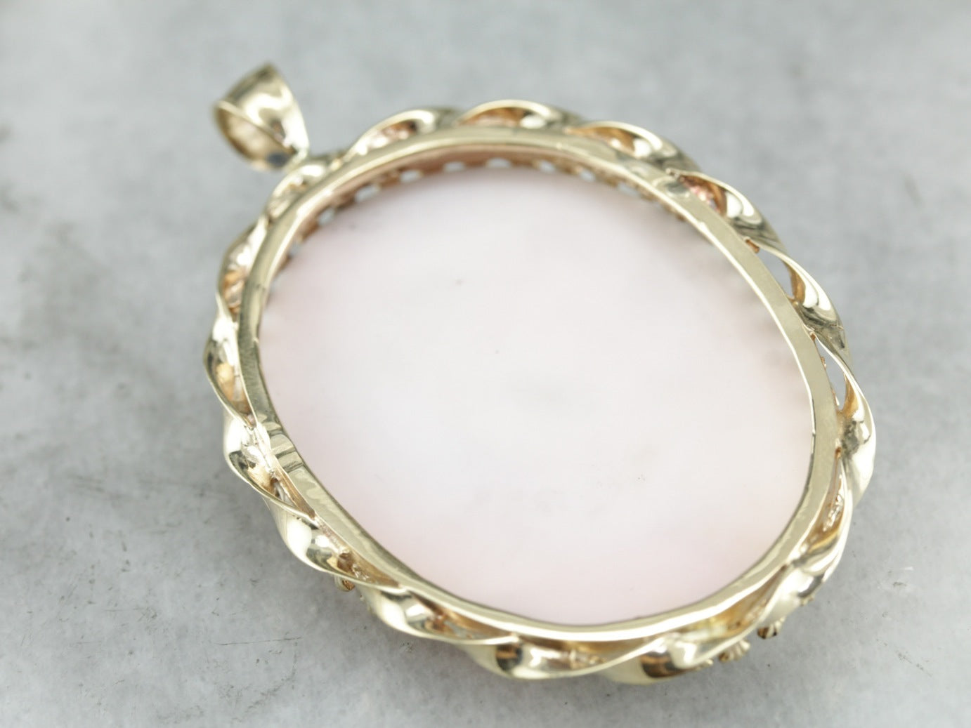 Vintage Cameo Statement Pendant