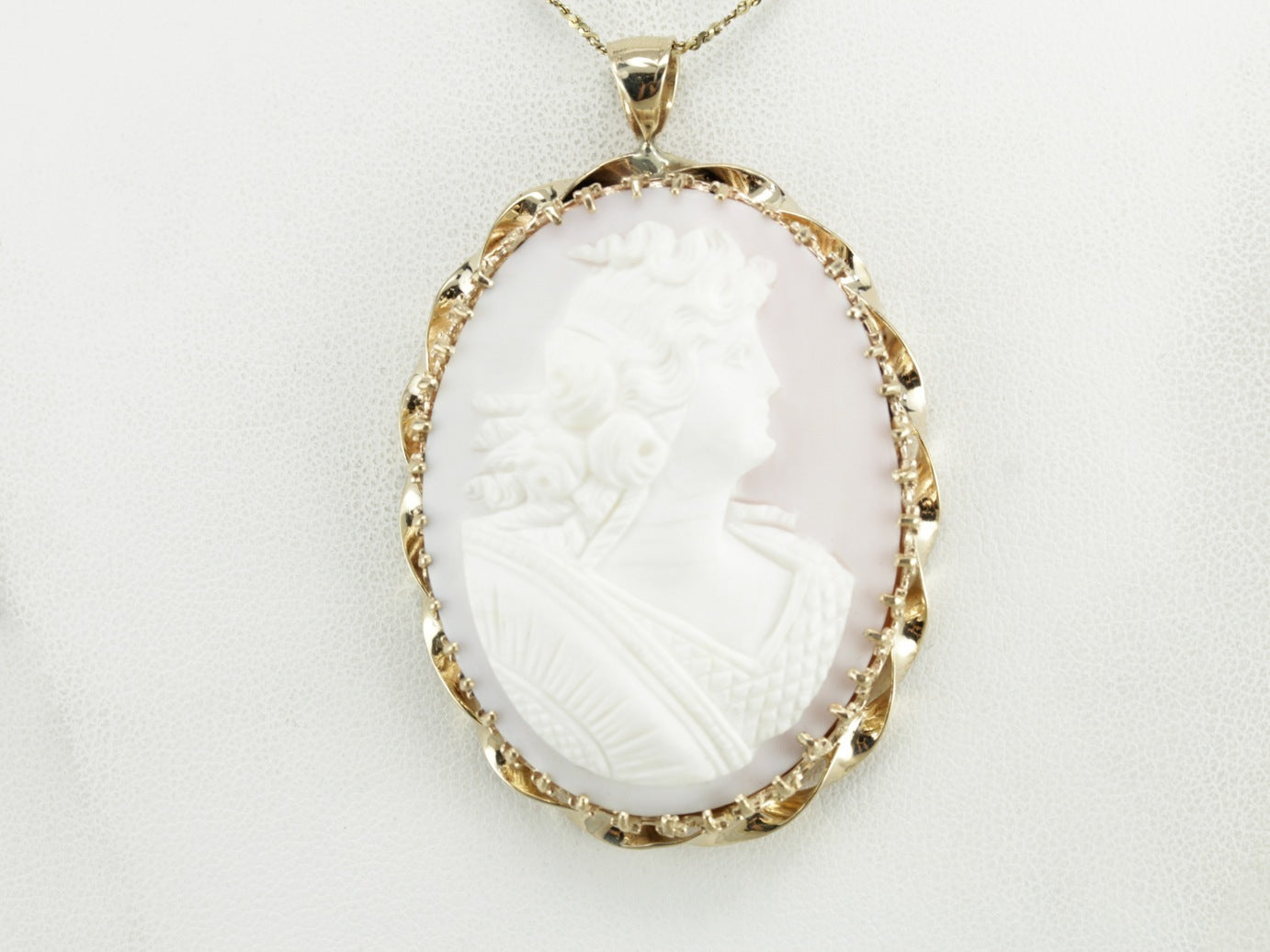Vintage Cameo Statement Pendant