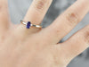 White Gold Sapphire Engagement Ring
