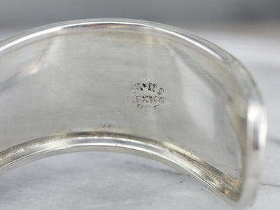 Lapis Sterling Silver Cuff Bracelet