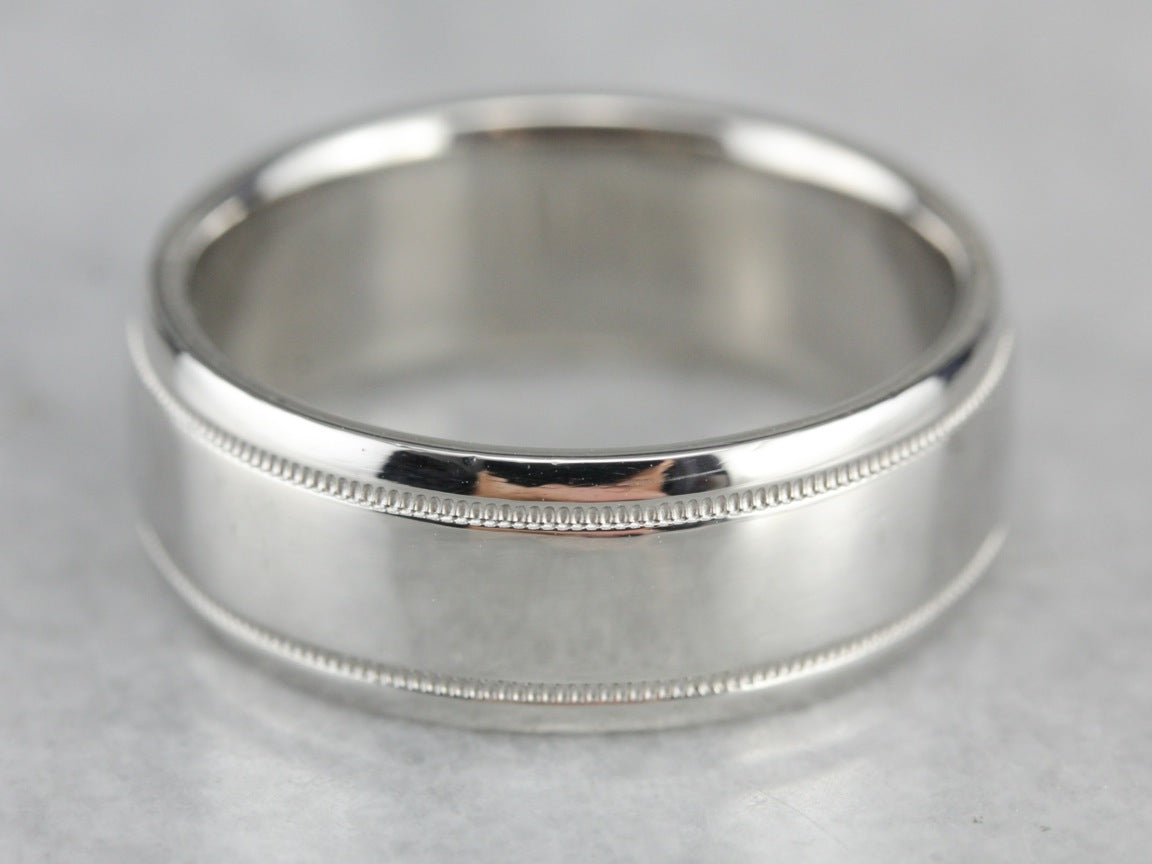 Men's Platinum Wedding Band