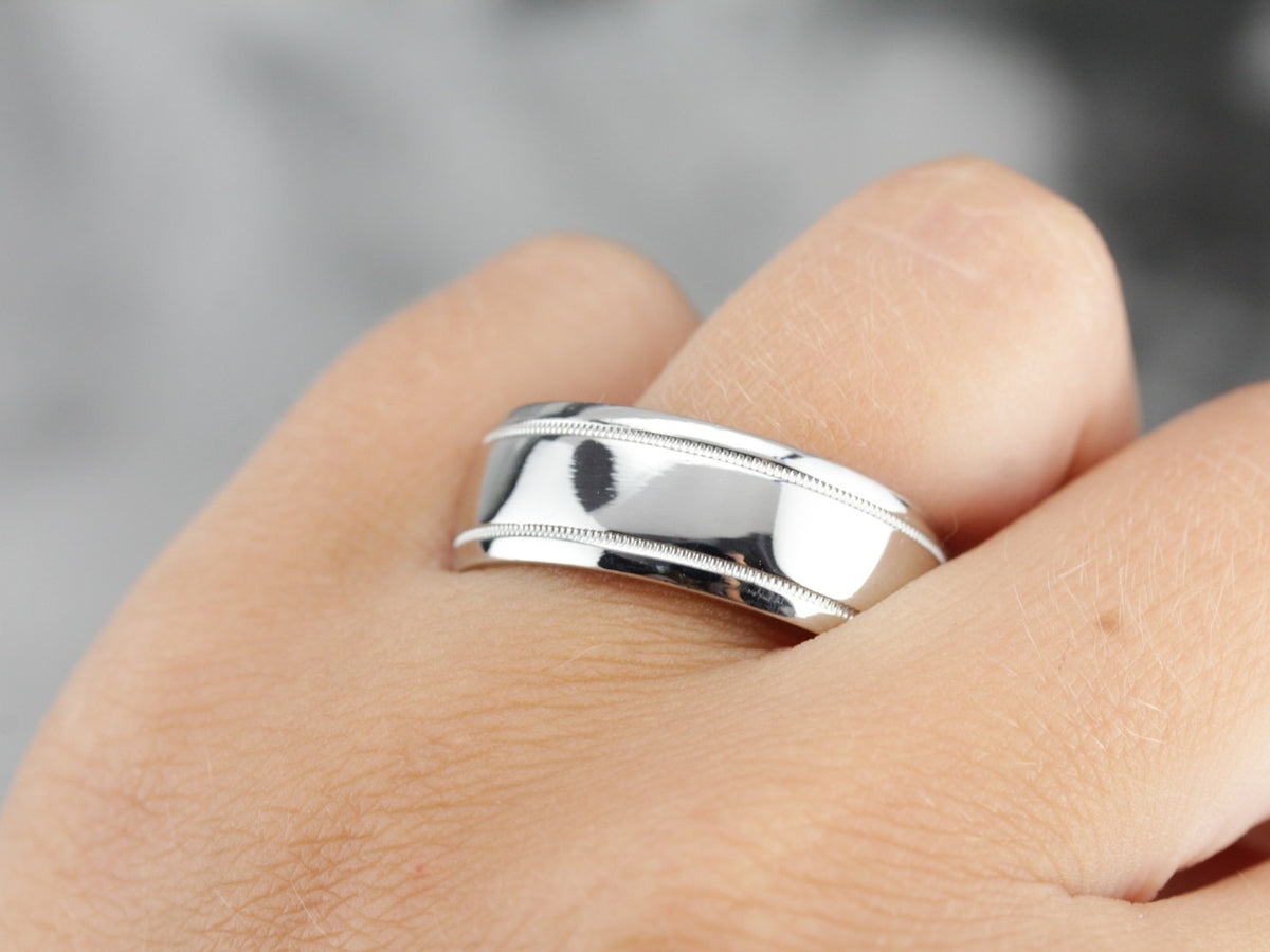 Men's Platinum Wedding Band