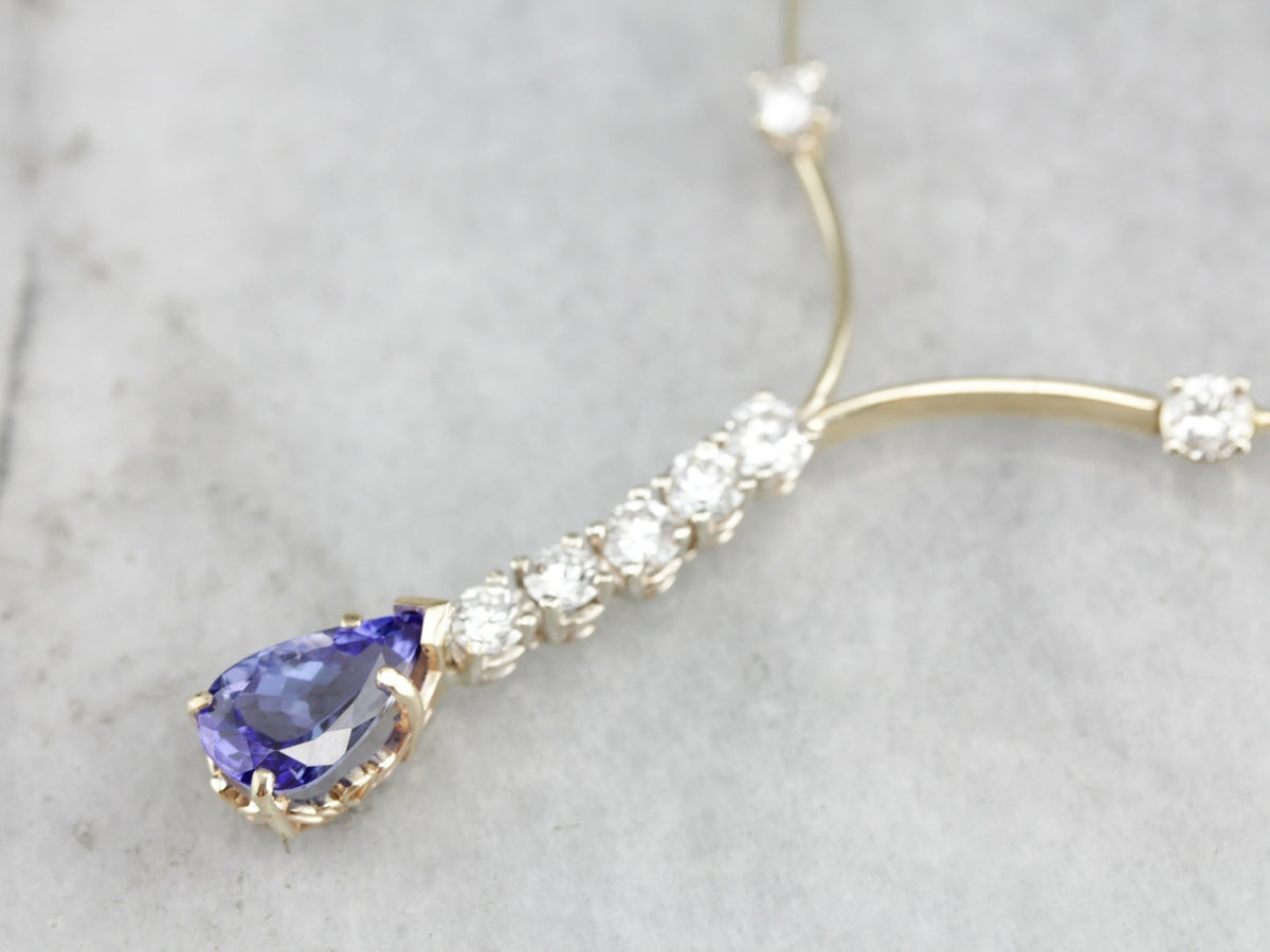 Tanzanite and Diamond Necklace