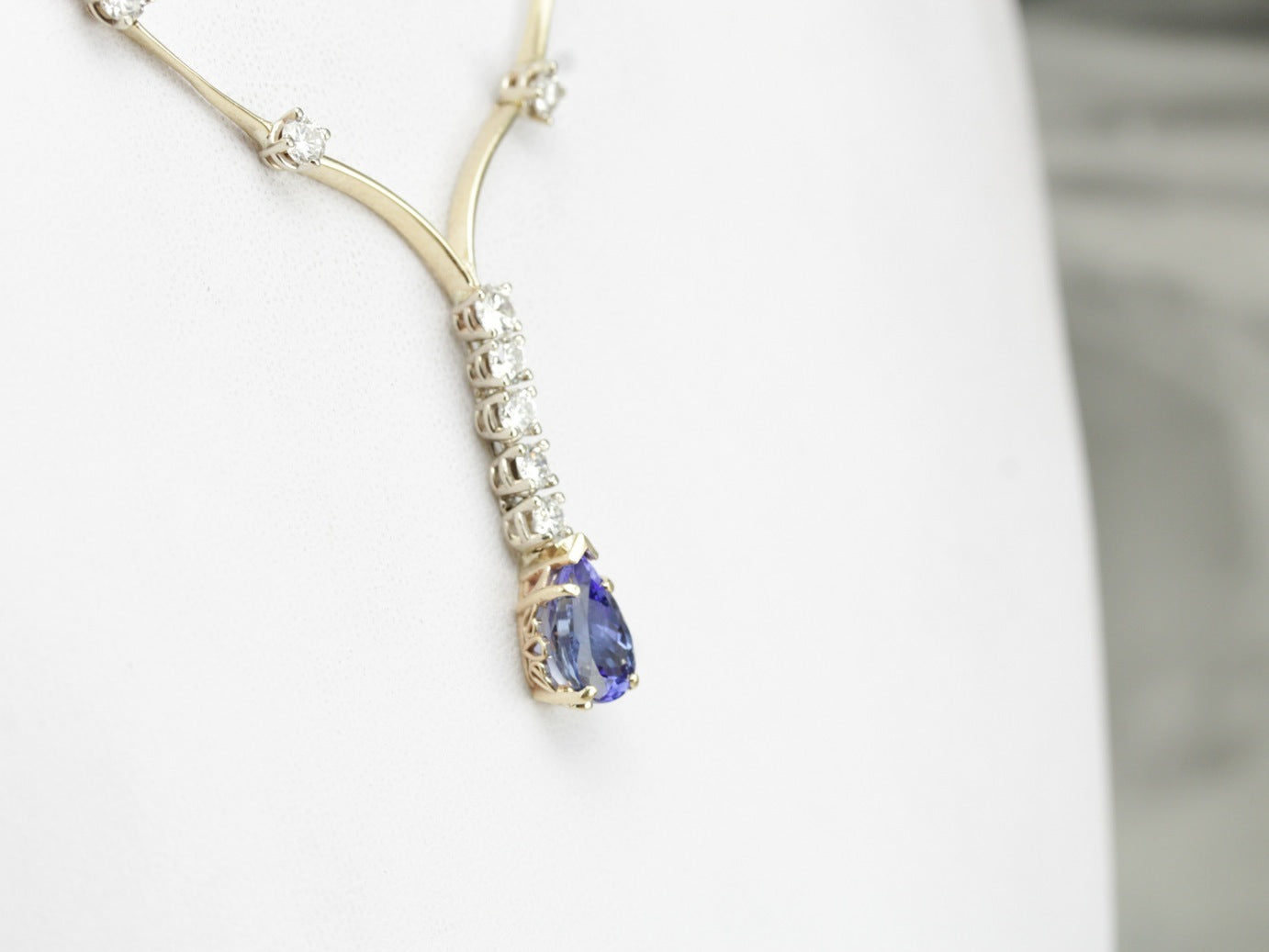 Tanzanite and Diamond Necklace