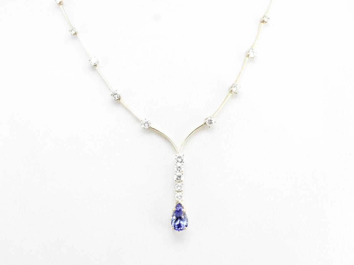 Tanzanite and Diamond Necklace