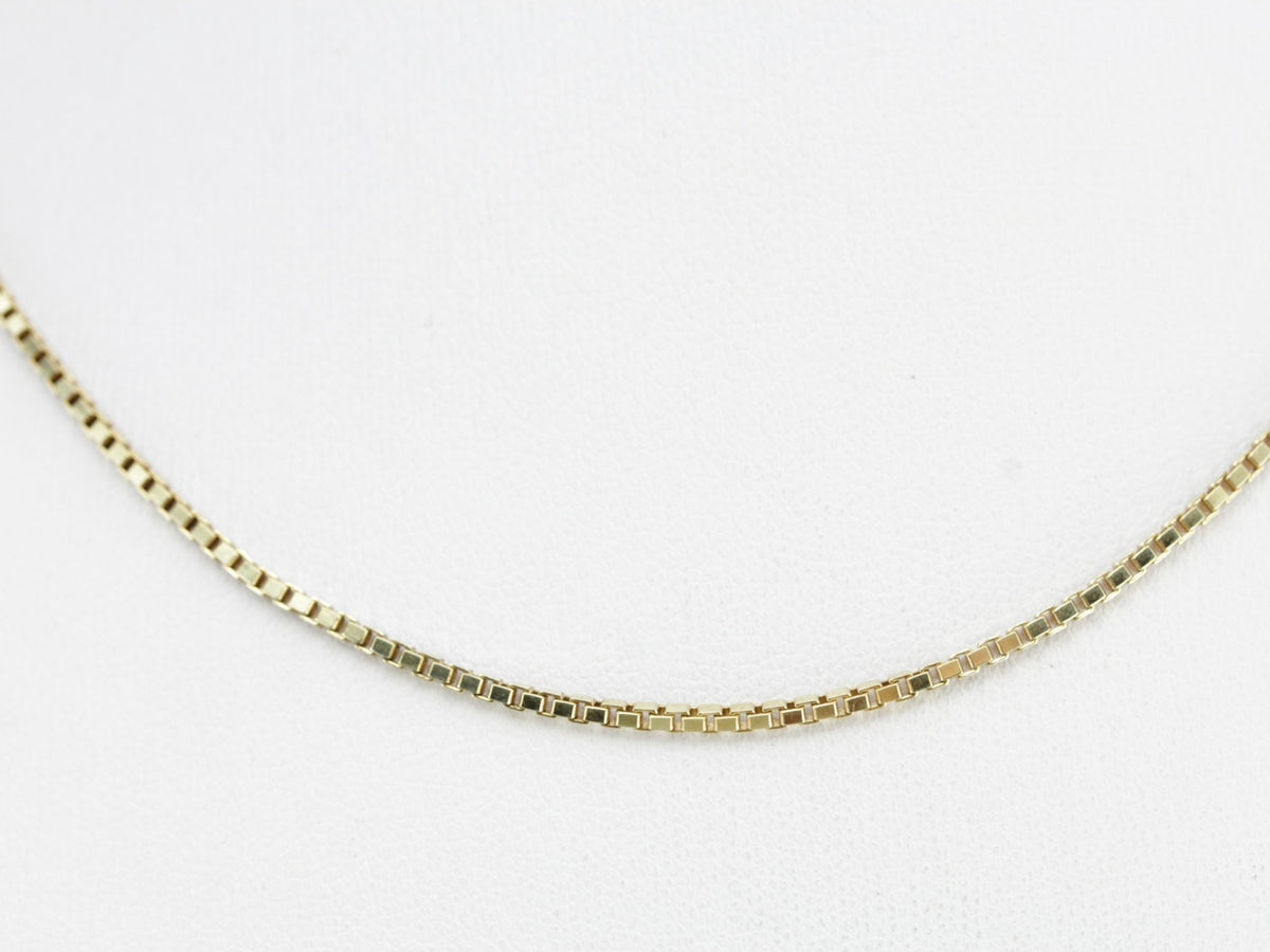 Yellow Gold Box Chain