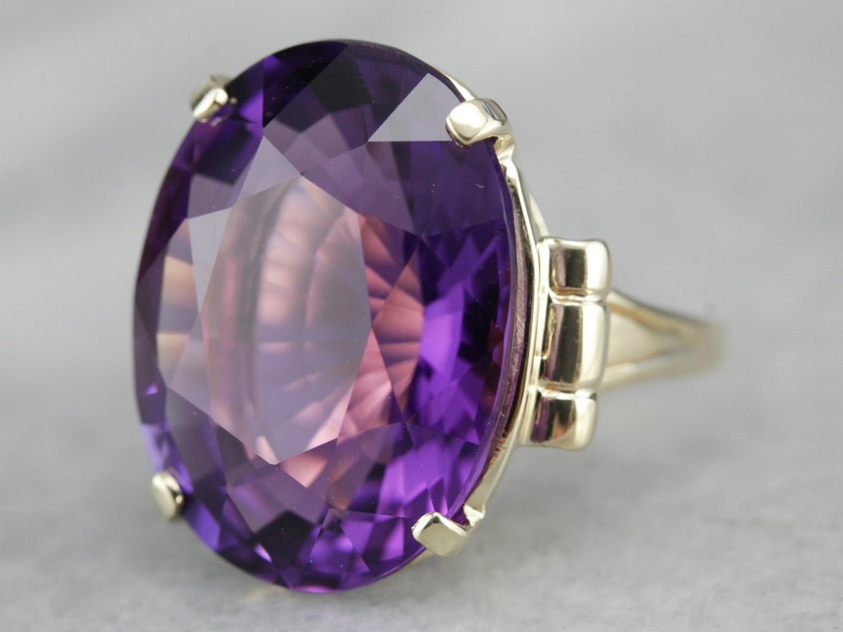 Vintage Amethyst Cocktail Ring