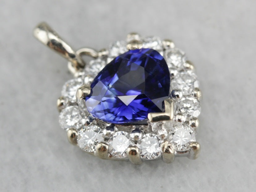 Sapphire and Diamond Pendant