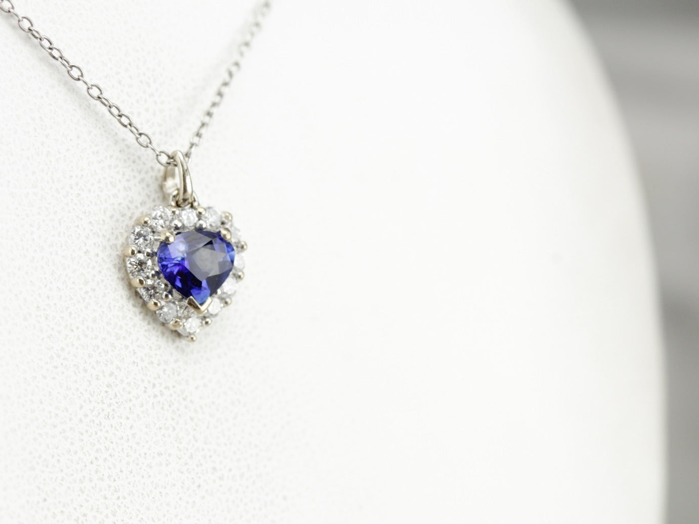 Sapphire and Diamond Pendant