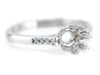 The Ardmore Diamond Setting Semi-Mount Engagement Ring from Elizabeth Henry