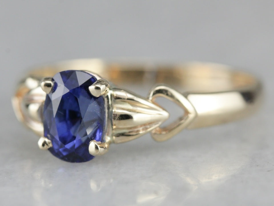 Vintage Sapphire Engagement Ring (setting only)