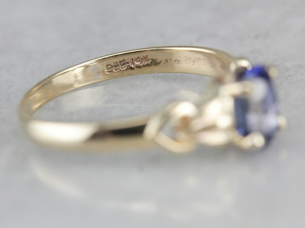 Vintage Sapphire Engagement Ring (setting only)