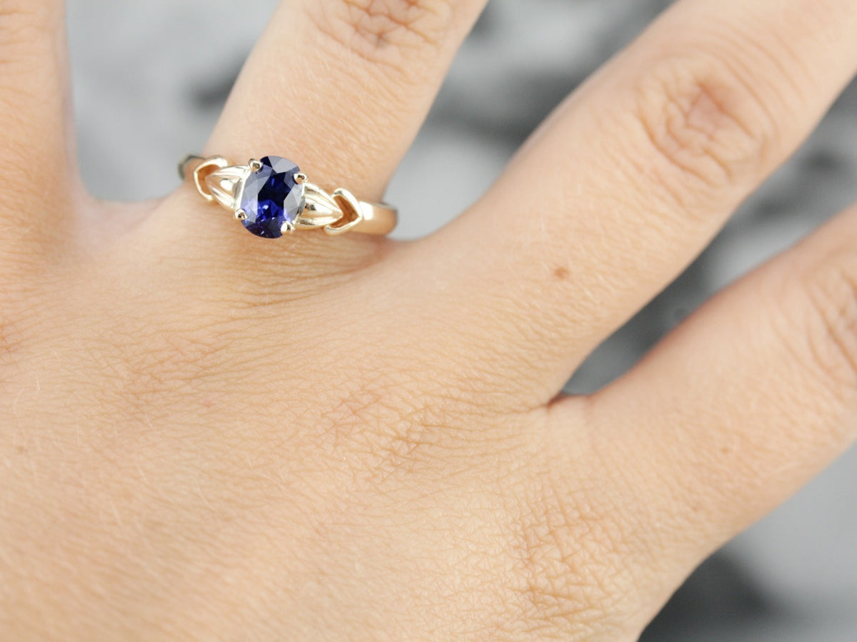 Vintage Sapphire Engagement Ring (setting only)