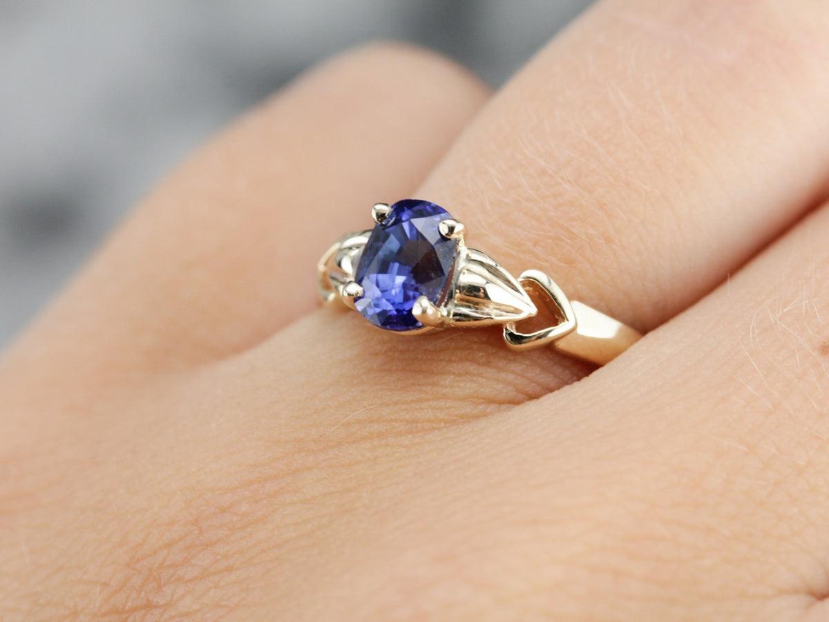 Vintage Sapphire Engagement Ring (setting only)