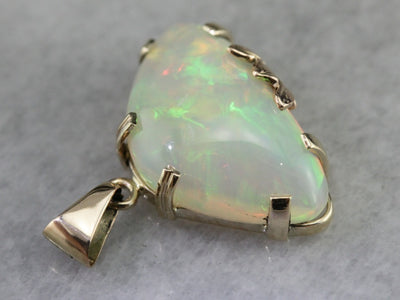 Fancy Cut Opal Pendant