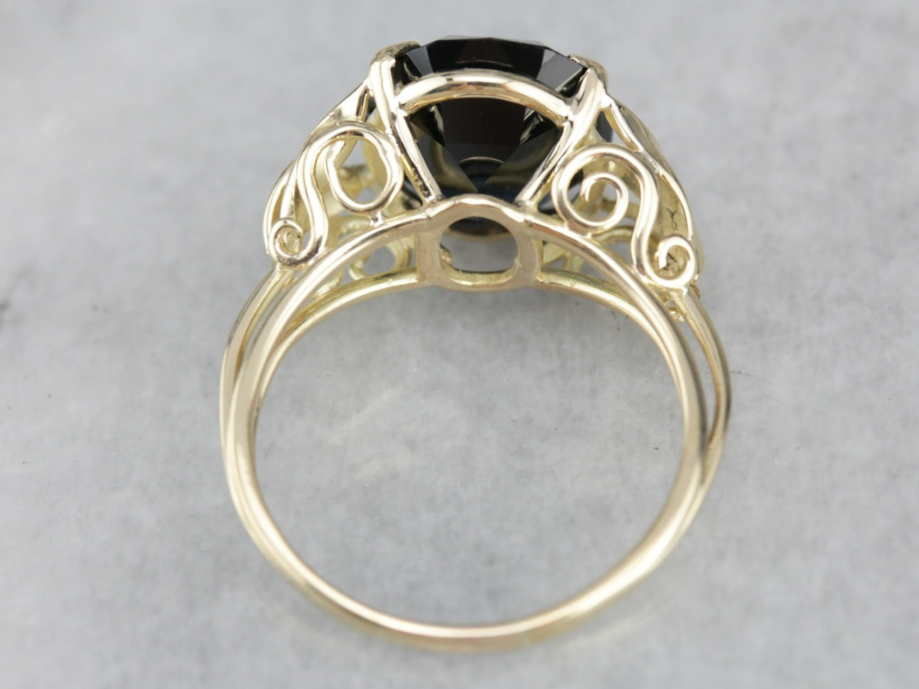 Spinel Cocktail Ring in Yellow Gold