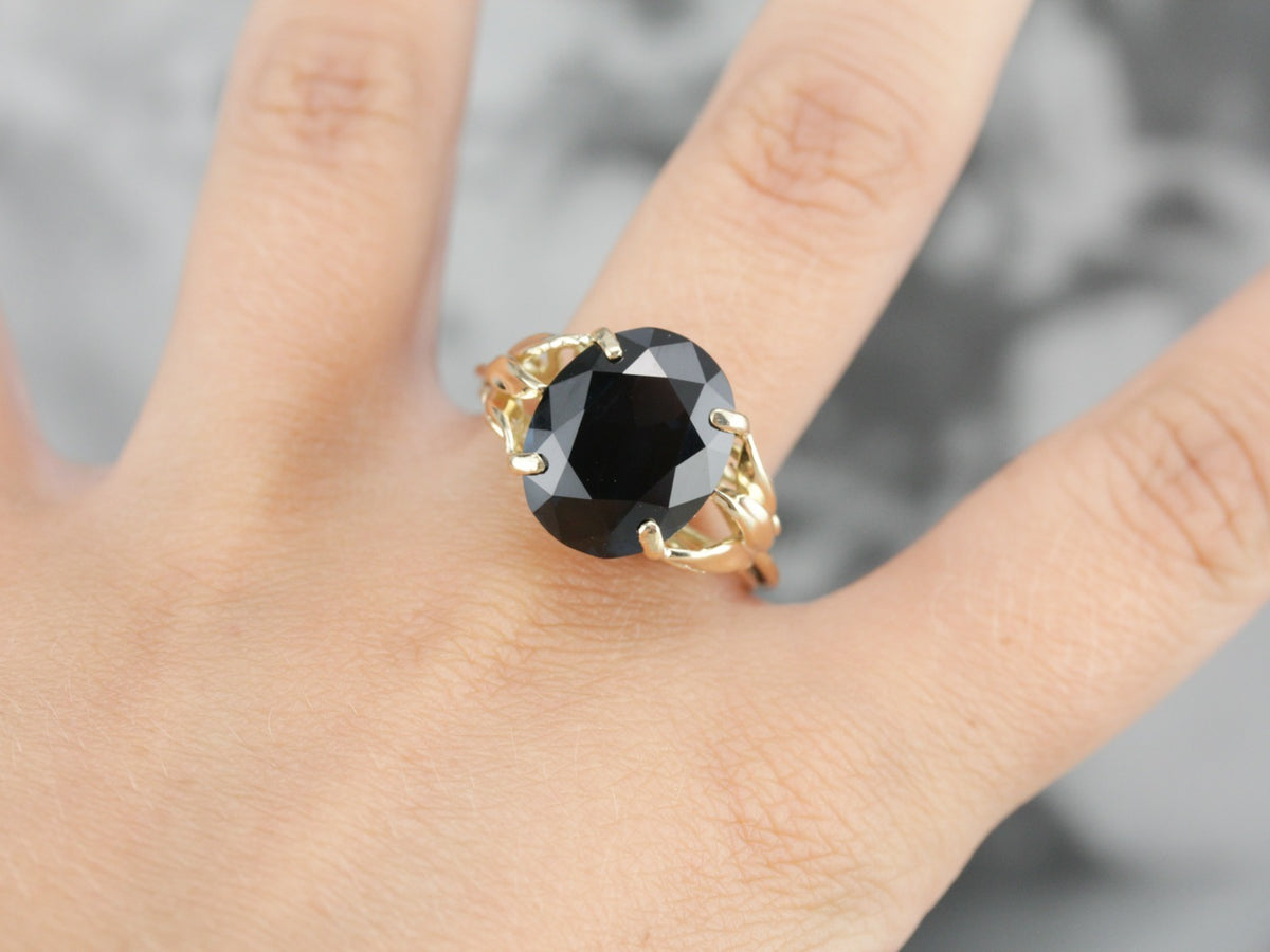 Spinel Cocktail Ring in Yellow Gold