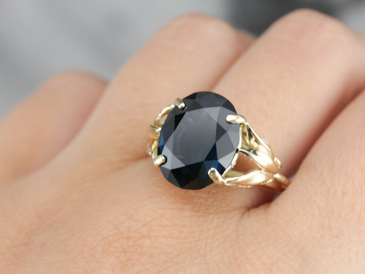 Spinel Cocktail Ring in Yellow Gold