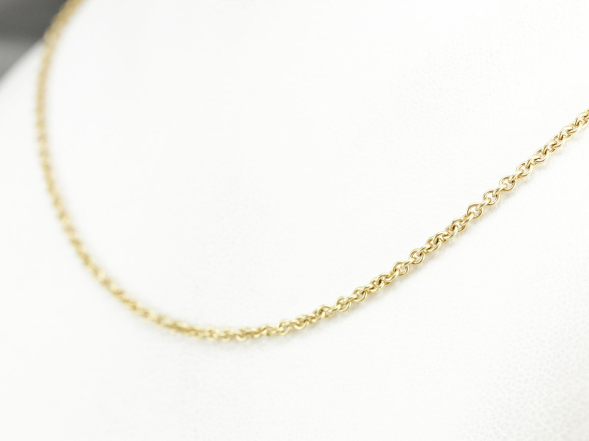 Vintage Round Rolo Link Chain