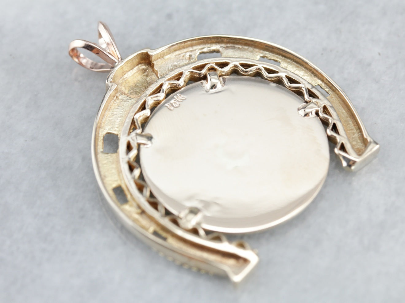 Gold Monogrammed Pendant